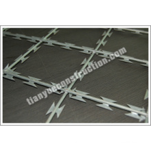 BTO-28 electro galvanized razor wire(factory and supplier)